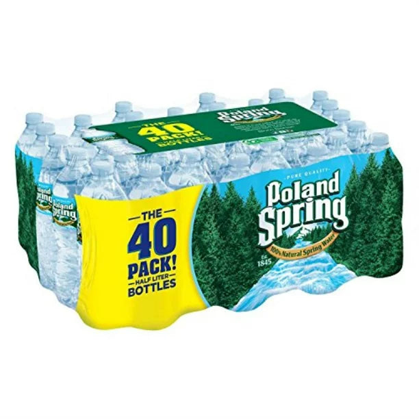 Poland Spring 100% Natural Spring Water (16.9 oz., 40 pk.)