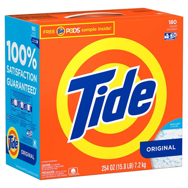 Tide HE Ultra Powder Laundry Detergent (254 oz., 180 loads)