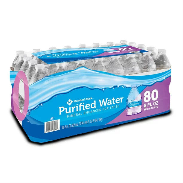 Member's Mark Purified Bottled Water (8 fl. oz., 80 pk.)