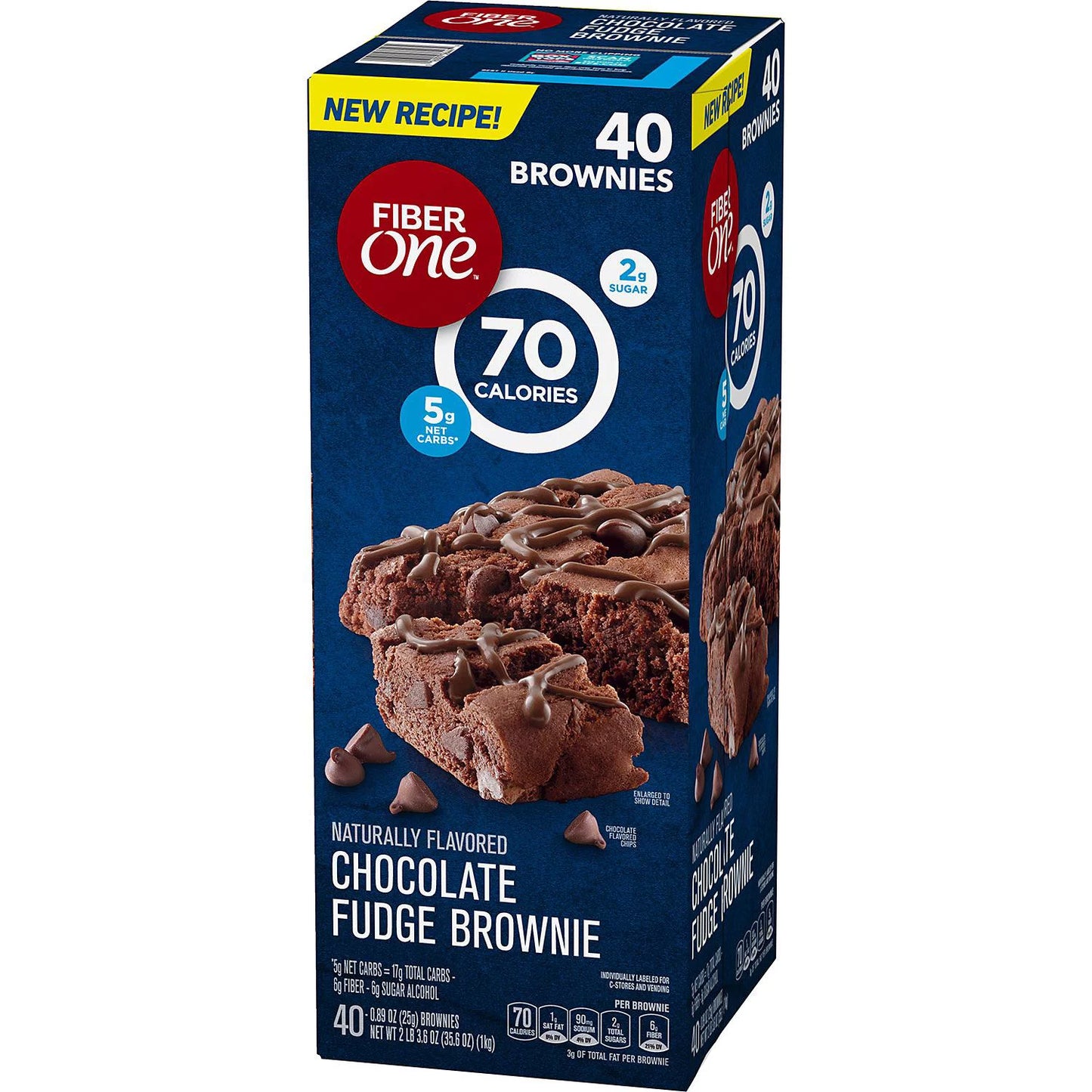 Fiber One Chocolate Fudge Brownies (.89 oz., 40 Pk.)