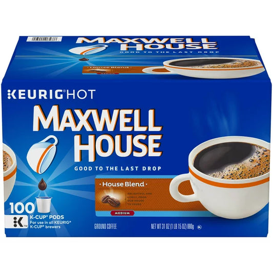 Maxwell House Medium Roast House Blend Coffee K-Cups (100 ct.)