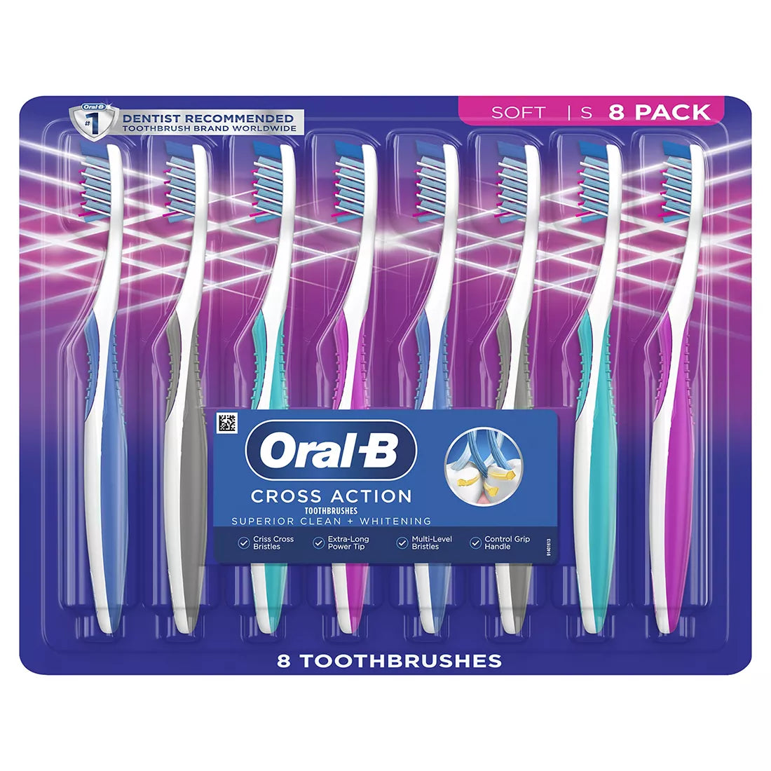 Oral-B Pro-Health Toothbrushes, 8 pk.