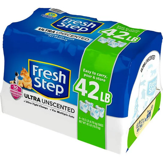 Fresh Step Ultra Unscented Litter, Clumping Cat Litter (42 lbs.)