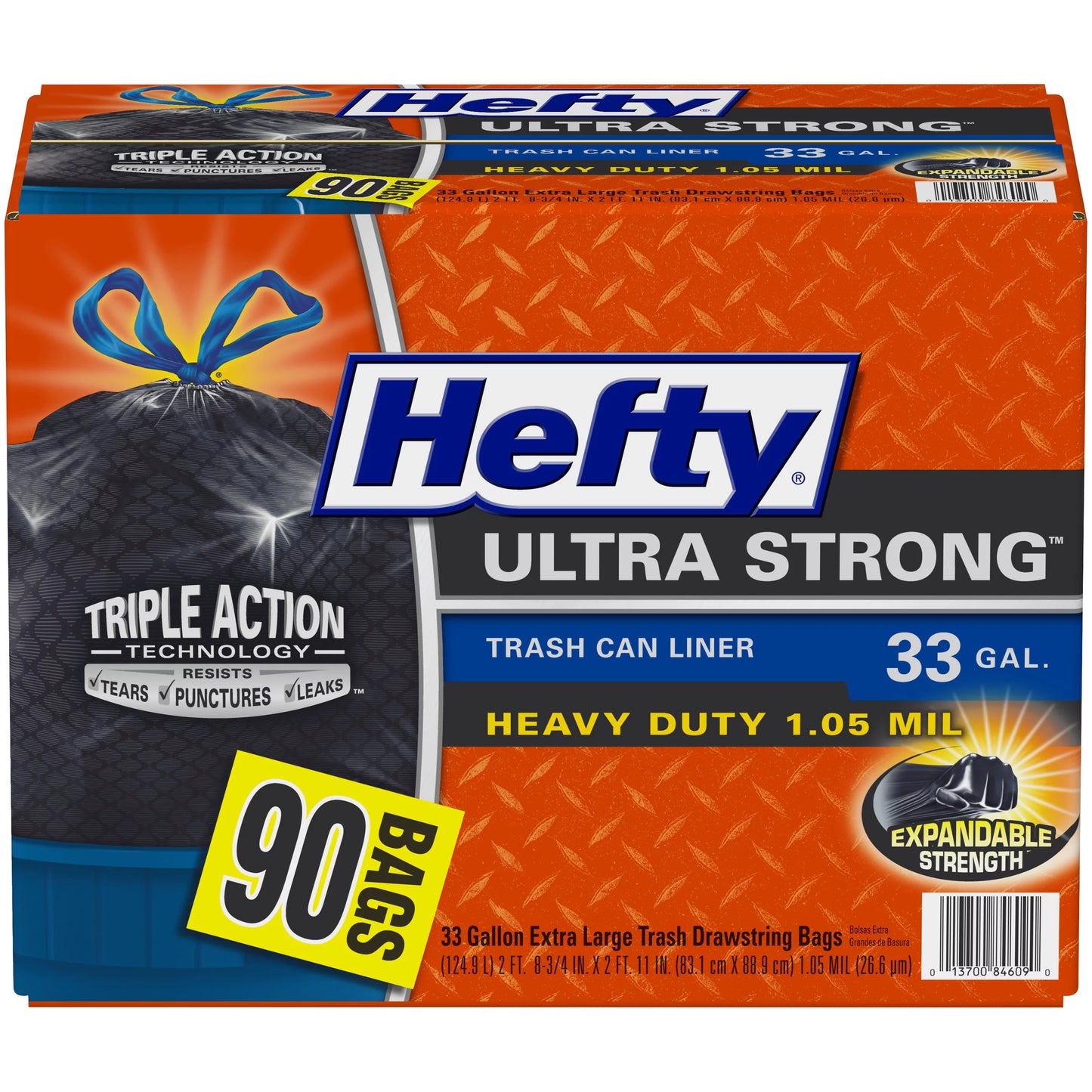 Hefty Ultra Strong 33-Gallon Trash Bags (90 ct.)