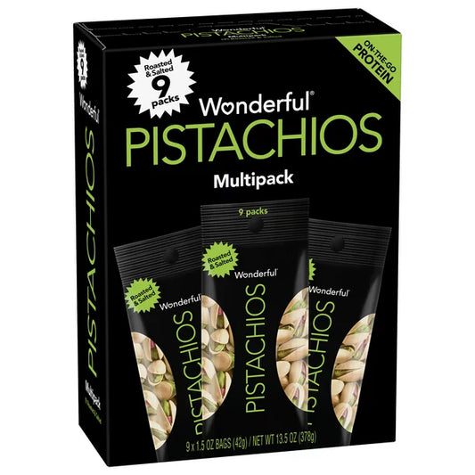 Wonderful Pistachios, Roasted and Salted (1.5 oz., 24 ct.)