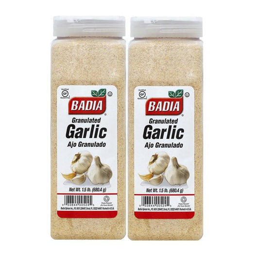 2 Pack | Badia Granulated Garlic Seasoning, 24 oz.