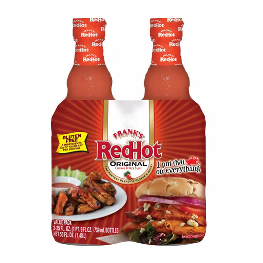 Frank's RedHot Original Wing Sauce, 2 pk./25 oz.