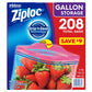 Ziploc Easy Open Tabs Storage Gallon Bags (208 ct.)