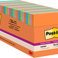 Post-it Notes Super Sticky Pads in Rio de Janeiro Colors, 3 x 3, 70-Sheet Pads, 24/Pack
