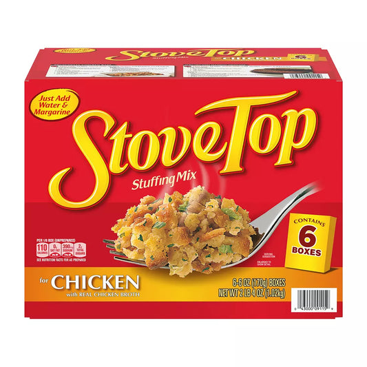 Stove Top Stuffing Mix for Chicken, 6 pk./6 oz.