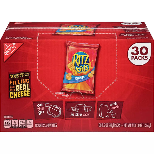 Ritz Bits Cheese Cracker Sandwiches, 30 ct.