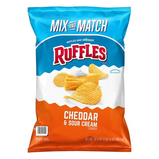 Ruffles Cheddar and Sour Cream Potato Chips (16.125 oz.)