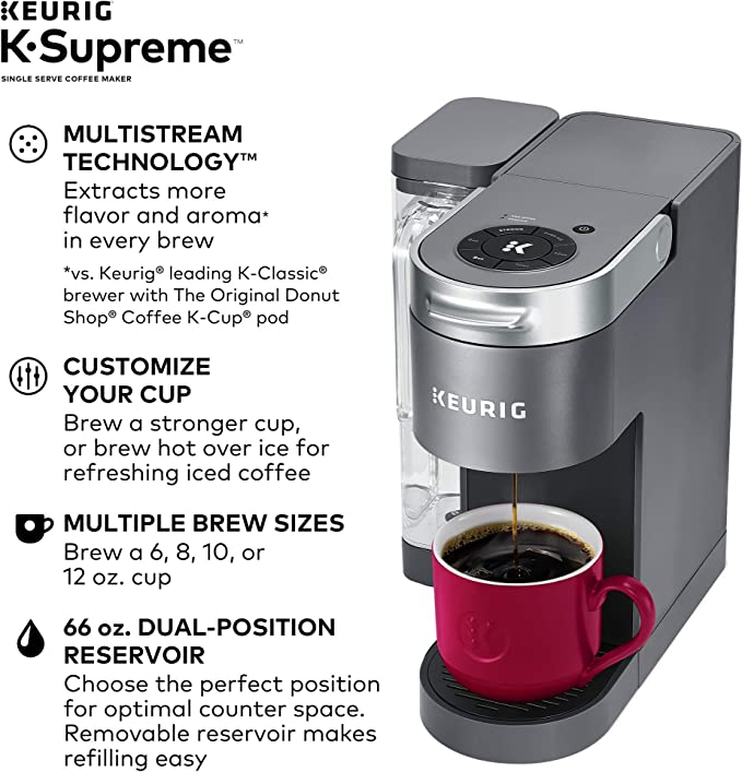 Keurig K-Supreme Single-Serve K-Cup Pod Coffee Maker