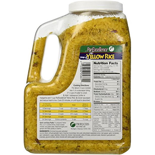 Producers Rice ParExcellence Yellow Rice, 3.5 lbs.