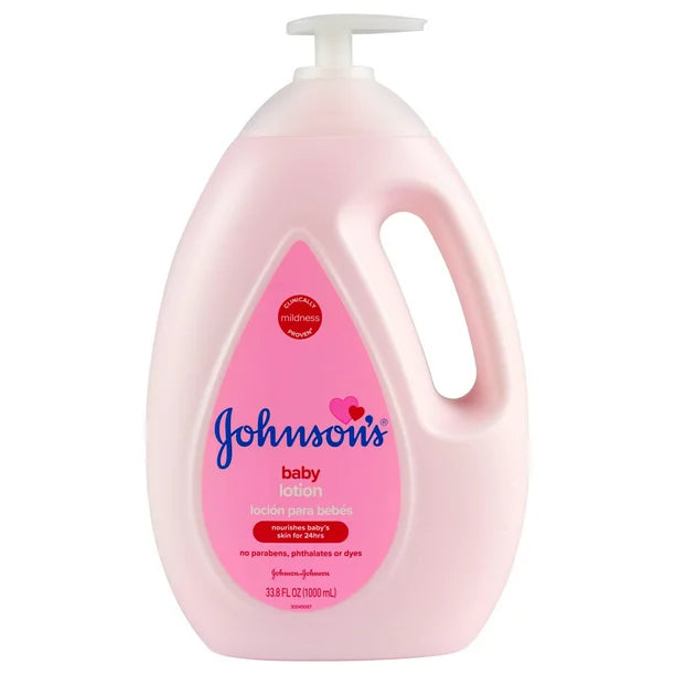 Johnson's Moisturizing Pink Baby Lotion with Coconut Oil (33.8 fl. oz.)