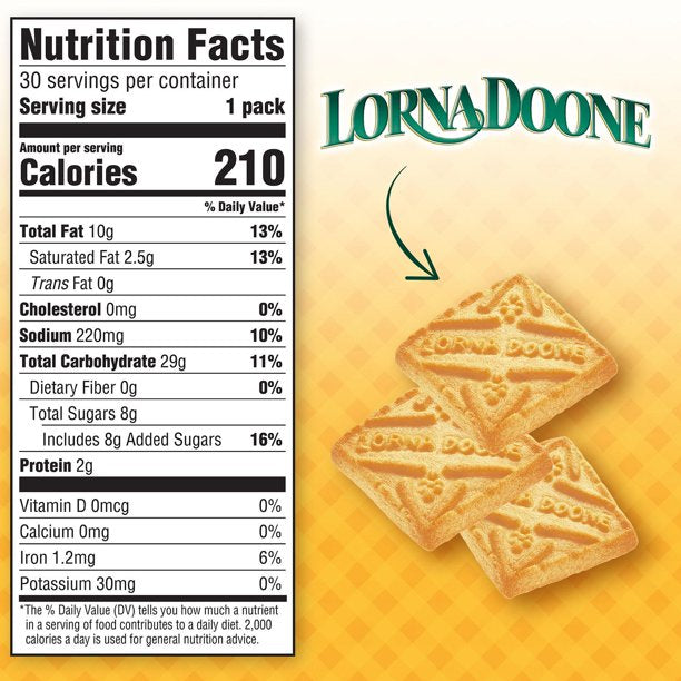 Nabisco Lorna Doone Shortbread Cookies 30 pack (2 pk)