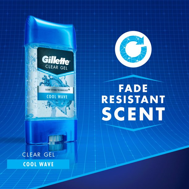 Gillette Cool Wave Antiperspirant Deodorant for Men, 5 ct.