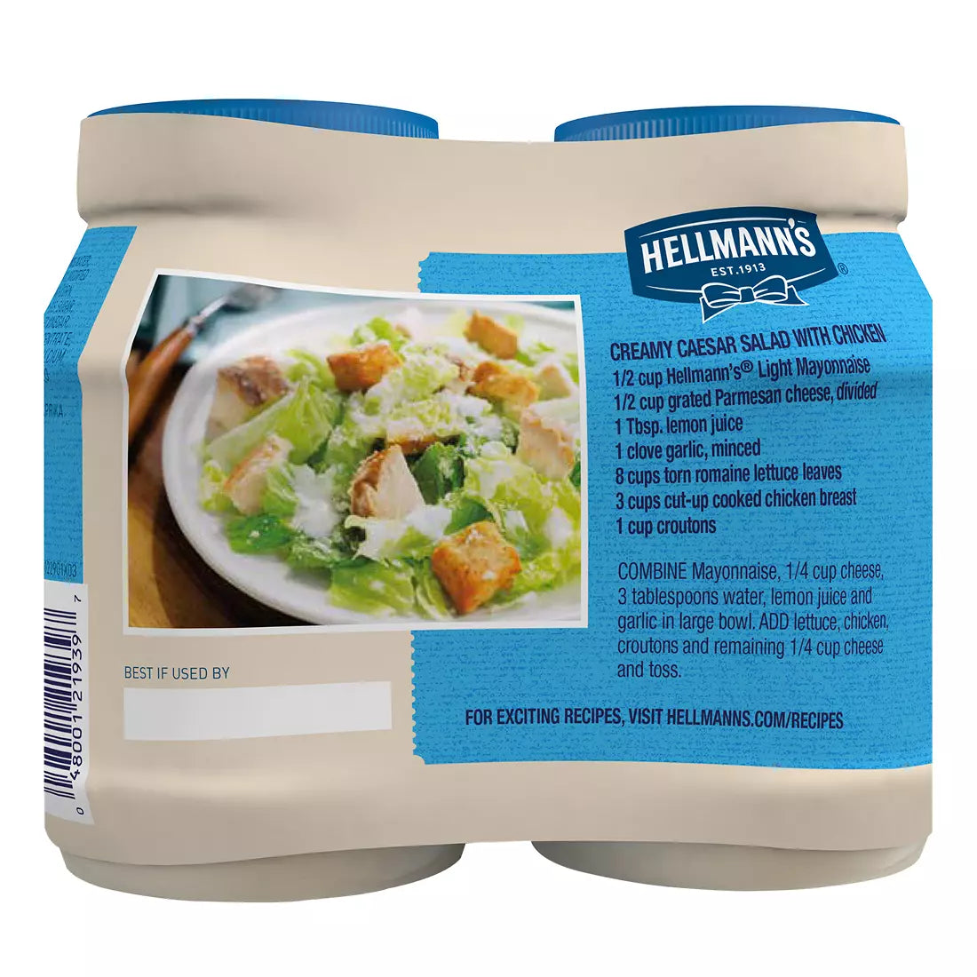 Hellmann's Mayonnaise Light Mayo, 2 ct.