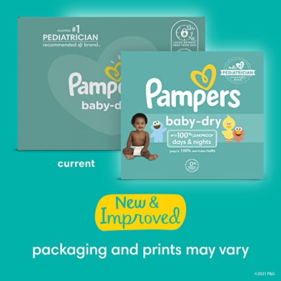 Diapers Size 6, 112 Count - Pampers Baby Dry Disposable Baby Diapers