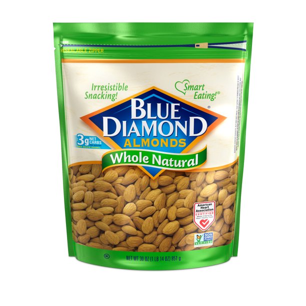 Blue Diamond Whole Natural Almonds (40oz)