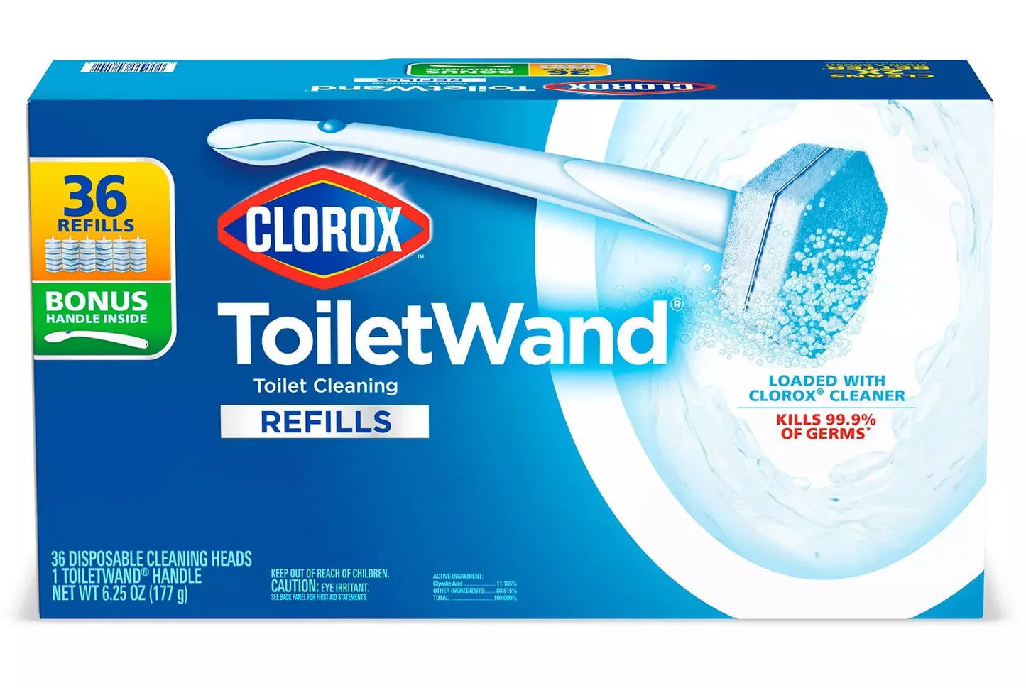 Clorox Toiletwand with 36 Disposable Cleaning Heads