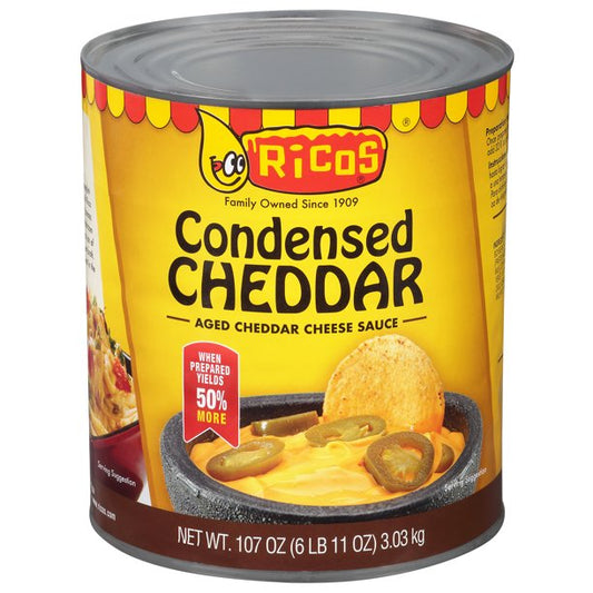 Ricos Condensed Cheddar Cheese Sauce (107 oz.)