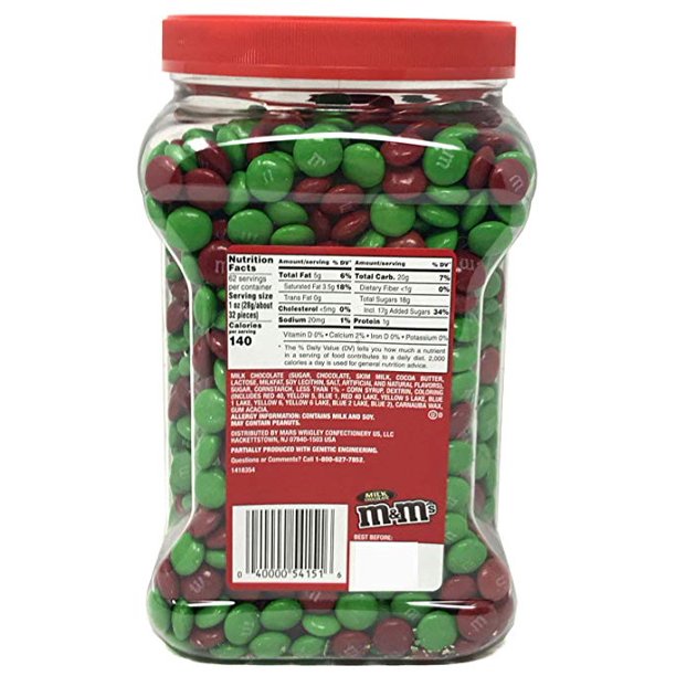 M&M'S Milk Chocolate Christmas Candy (62 oz.)