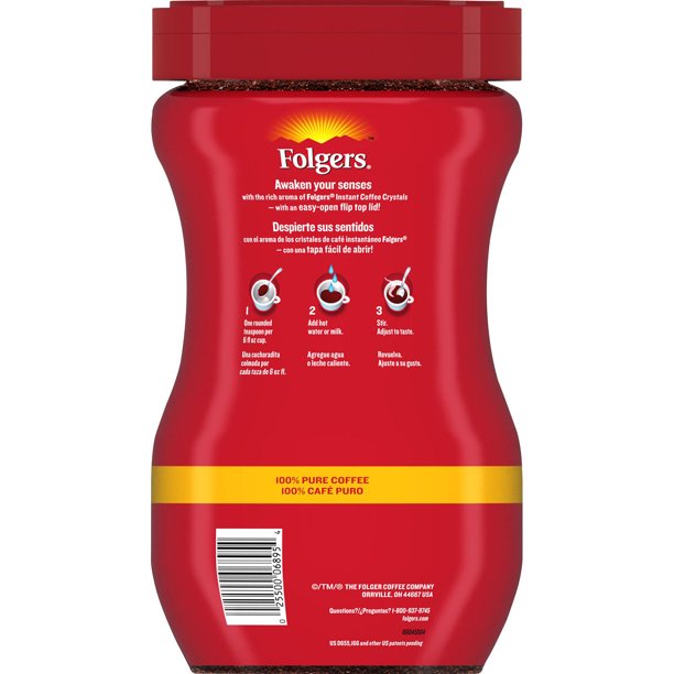 Folgers Classic Roast Instant Coffee Crystals (16 oz.)