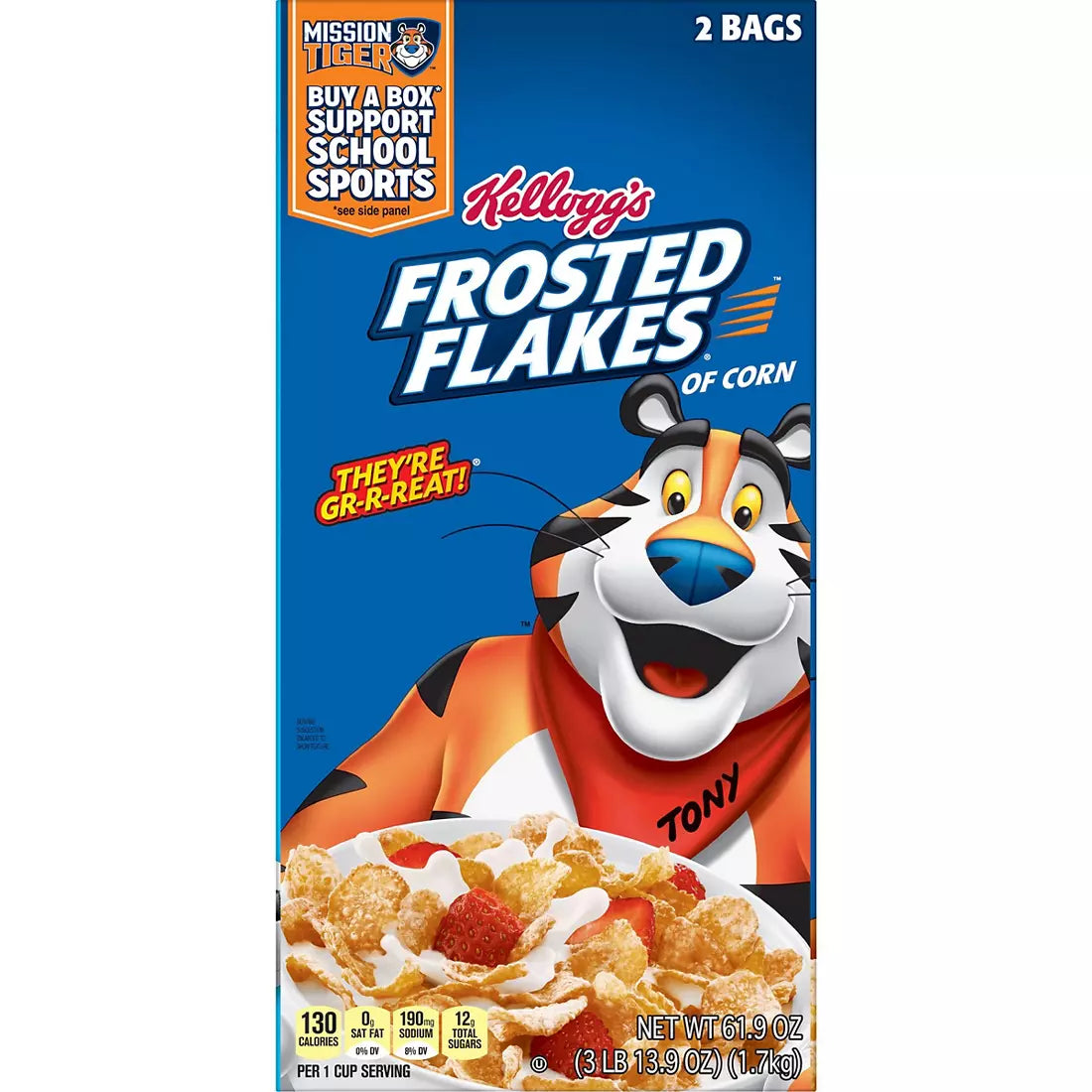 Kellogg's Frosted Flakes, 2 pk.