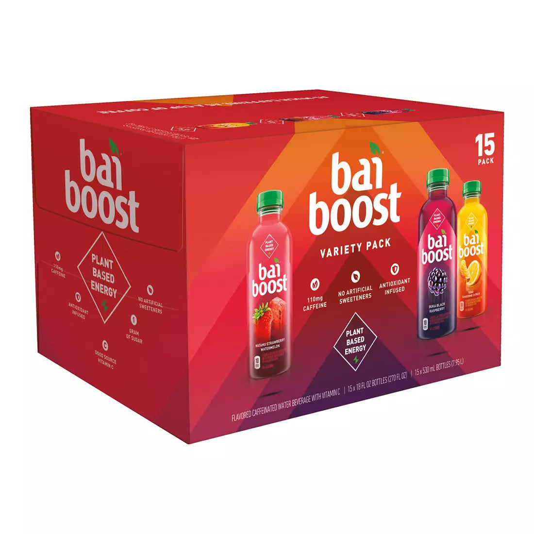 Bai Boost Variety Pack, 15 pk/18 fl. oz.