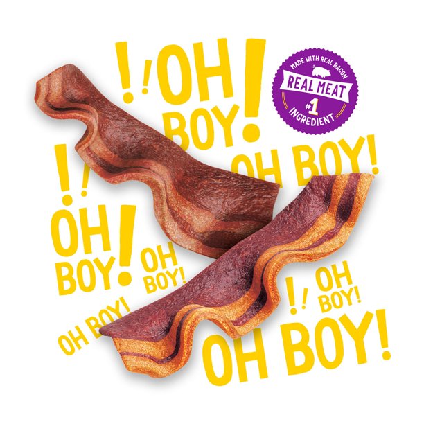 Purina Beggin' Strips Real Meat Dog Treats, Bacon & Bacon + Cheese Flavors (32 oz., 2 pk.)