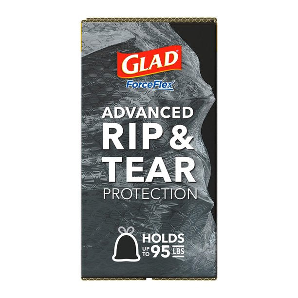 Glad ForceFlex Advanced Extra Large Drawstring Trash Bags with Leak Protection (33 gal., 90 ct.)