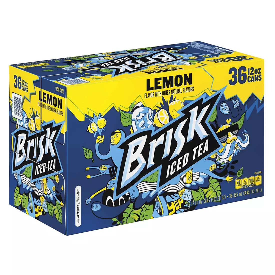 Lipton Brisk Lemon Iced Tea, 36 pk./12 oz.
