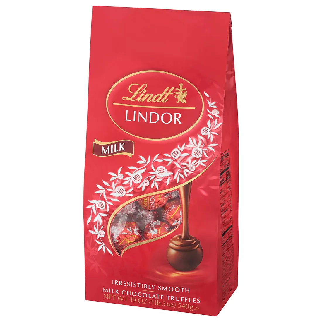 Lindt Lindor Milk Chocolate Truffles, 19 oz.