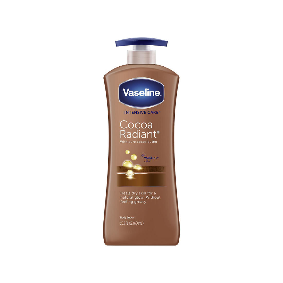 Vaseline Intensive Repair Cocoa Radiant Body Lotion, 2 pk./20.3 fl. oz. with Bonus Bottle, 10 oz.