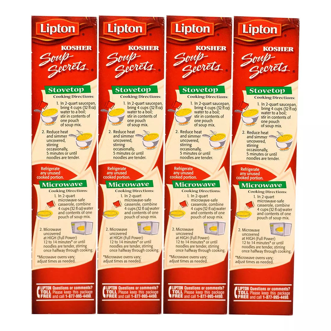 Lipton Kosher Chicken Noodle Soup, 4 pk./4.3 oz.