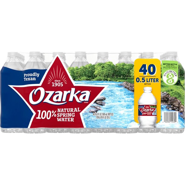 Ozarka 100% Natural Spring Water (16.9 fl. oz., 40 pk.)