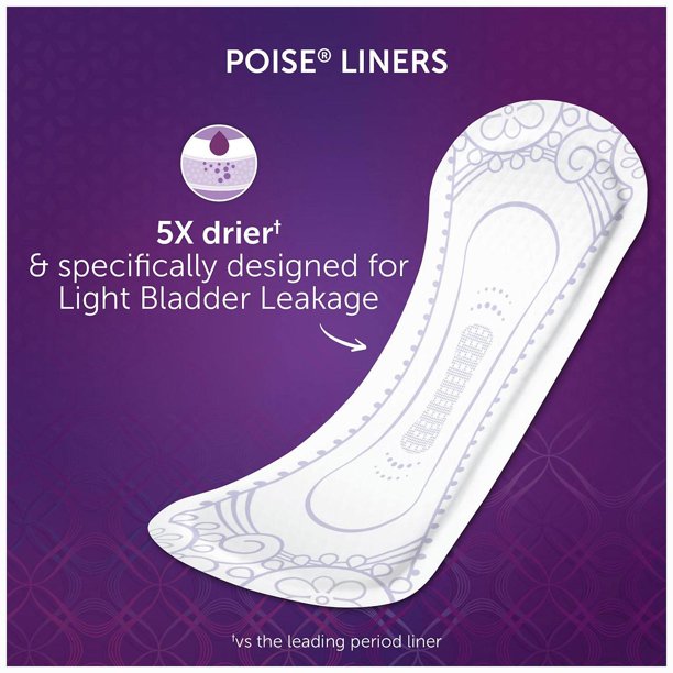 Poise Daily Liners, Very Light Absorbency, Long (132 ct.)