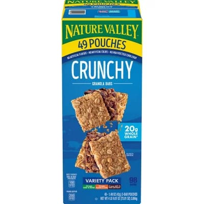 Nature Valley Crunchy Granola Bars, Variety Pack (49 ct.)