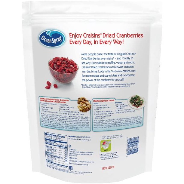 Ocean Spray Craisins Dried Cranberries Original (48 oz.)