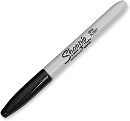 Sharpie Fine Permanent Marker, Black (5 ct.) 2pk