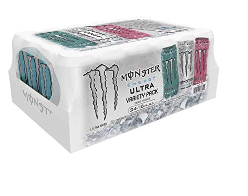 Monster Energy Ultra Variety Pack Zero Ultra, Fiesta and Rosa (16 fl. oz., 24 pk.)