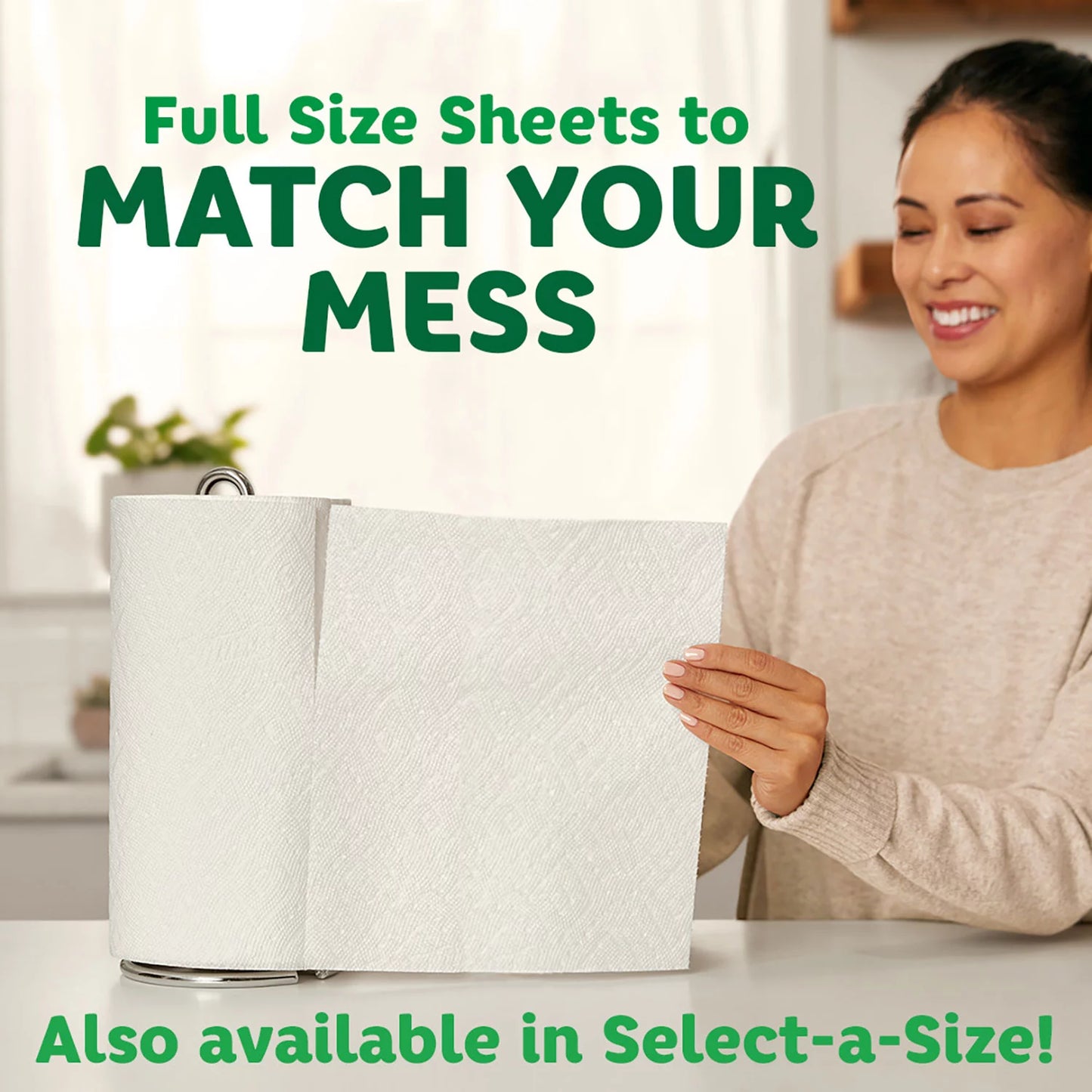 Bounty Full-Sheet Paper Towels, White (86 sheets/roll, 12 ct)