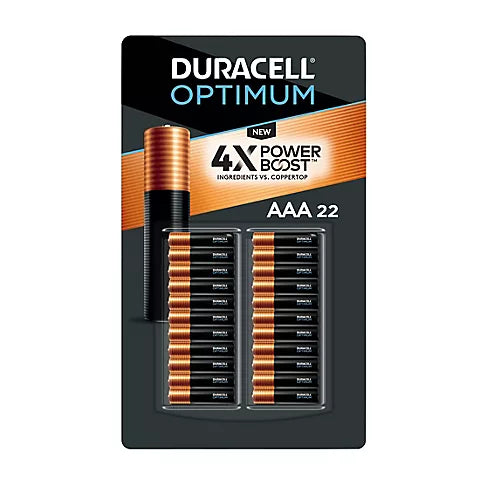 Duracell Optimum AAA Batteries, 22 ct.