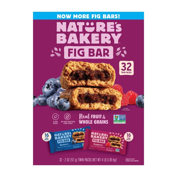 Blueberry and Raspberry Variety Fig Bars (2 oz., 32 ct.)