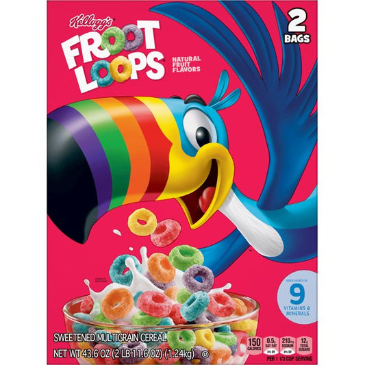 Kellogg's Froot Loops Breakfast Cereal (2 pk.)