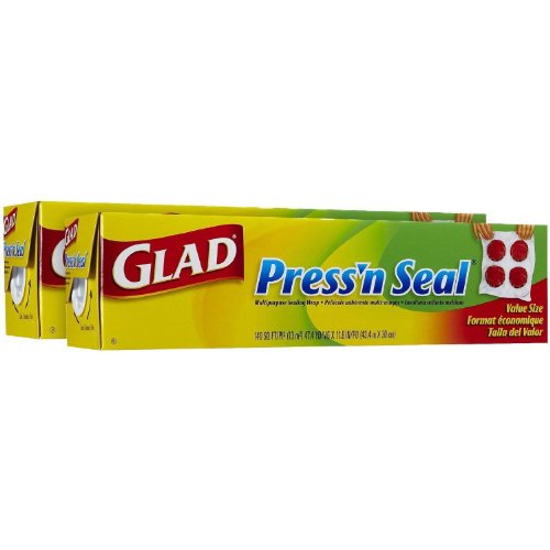 Glad Press'n Seal Plastic Food Wrap (140 sq. ft./roll, 2 rolls)