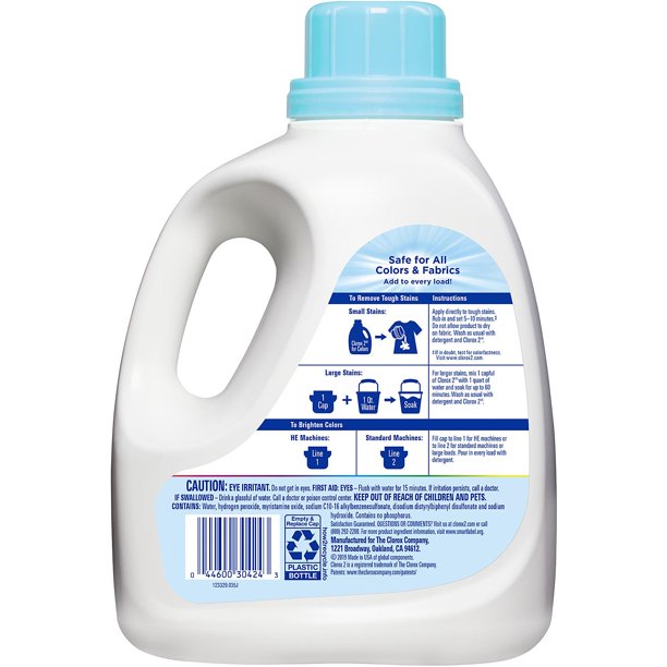 Clorox 2 for Colors Free & Clear Stain Remover and Color Brightener (112 oz.)