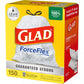 Glad 13-Gal. Tall Kitchen Drawstring Plastic Trash Bags, 150 ct. - White