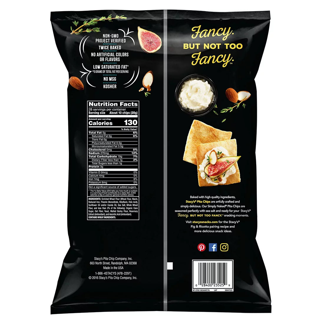 Stacy's Naked Pita Chips, 28 oz.